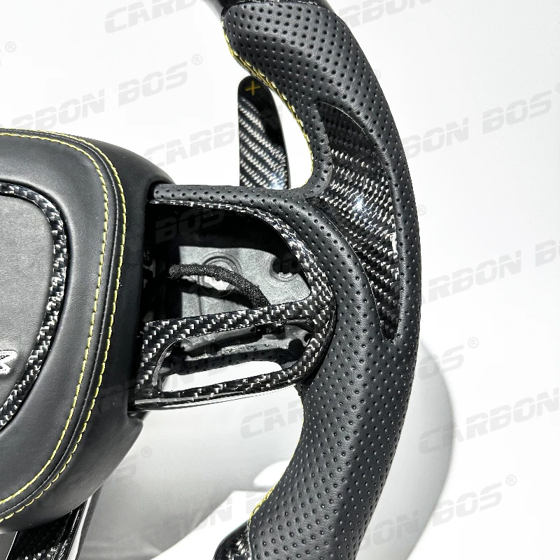 Custom Carbon Fiber Steering Wheel for Challenger Charger Durango SRT Hellcat Charger Super Bee Scat Pack