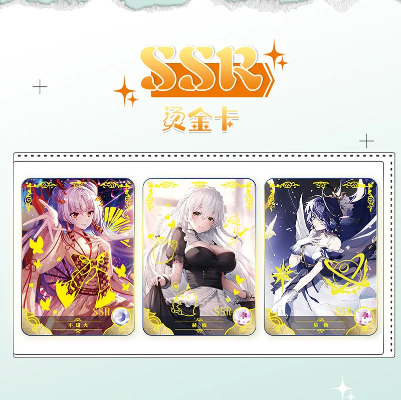 New Goddess Story Wind Flower Snow Moon Series All Set Cards Booster Box Collection Anime Girl Party Rare SZR ZR Cards Toy Gift