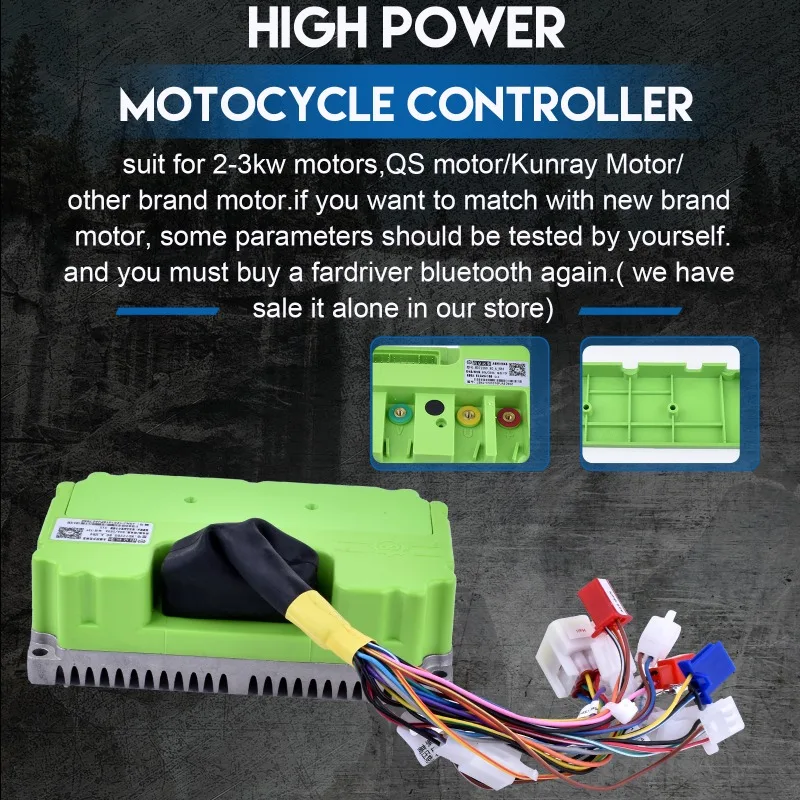 Kit Moteur électrique 72V 3000W Sans Balais Pour Kart - Avec Affichage Et Poignée