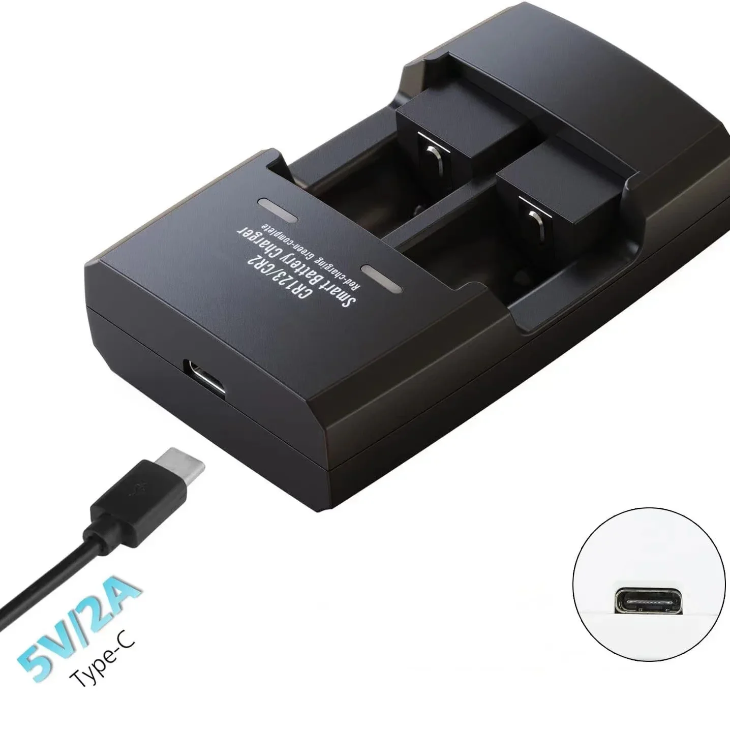 4PC CR2 LifePo4 batteria al litio 880mAh 3V batteria al litio ricaricabile telemetro fotocamera intelligente CR2 CR123A caricabatteria