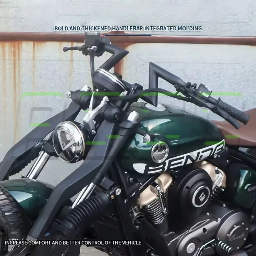 FOR BENDA NAPOLEON BOB 500 Lightning Handlebar Z-shaped Drag Bar Modified Handle Bar