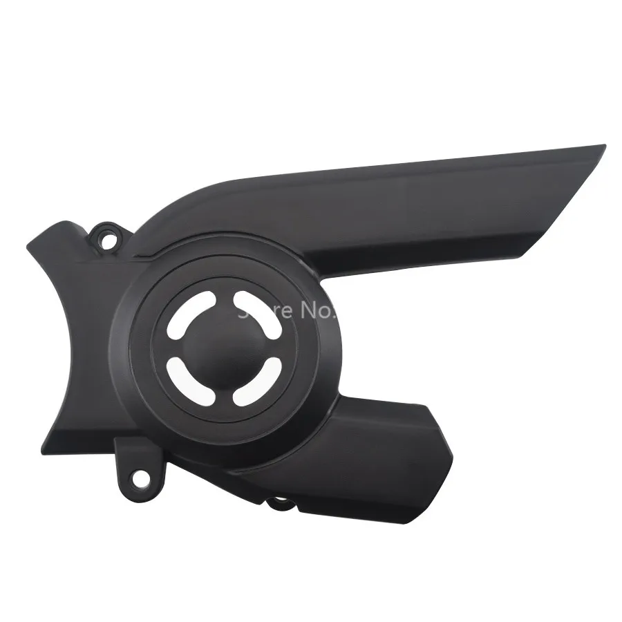 ملحقات الدراجة النارية غطاء ضرس بكرة أمامية سوداء ABS بلاستيك لـ Harley Davidson Street 500 750 XG750 XG500 2015-2023