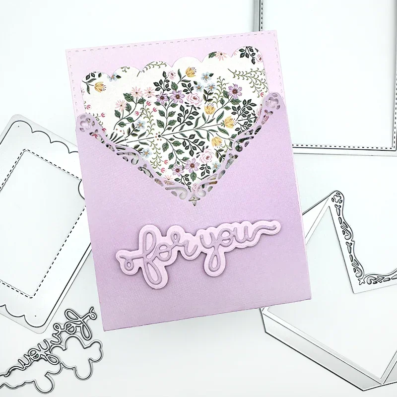Ornament Charm Vertical Pocket Metal Cutting Dies for DIY Scrap booking Crafts Dies Cut Stencils Maker Photo Album Template Hand - view 2
