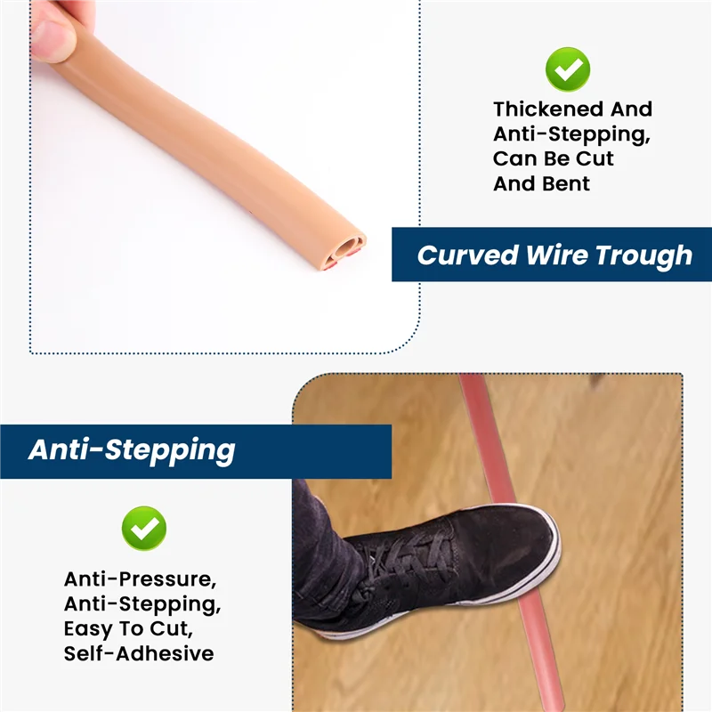 HFES 와이어 라우팅 그루브 D20-Flex 그루브 고무 그루브 PVC 부드러운 고무 그루브 바닥 라우팅 그루브 압력 플레이트