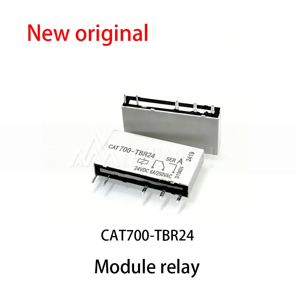 (5pcs) 100% New relay CAT700-TBR24 5-pin open close 6A 24VDC