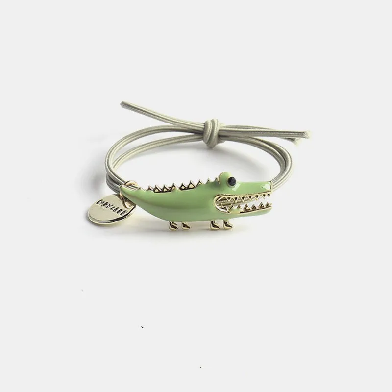 Korean Internet Red Cute Alligator Hair Band Sweet Girl Hair With Rubber Band Ponytail Hair Rope Hair Band Hair Accessories
