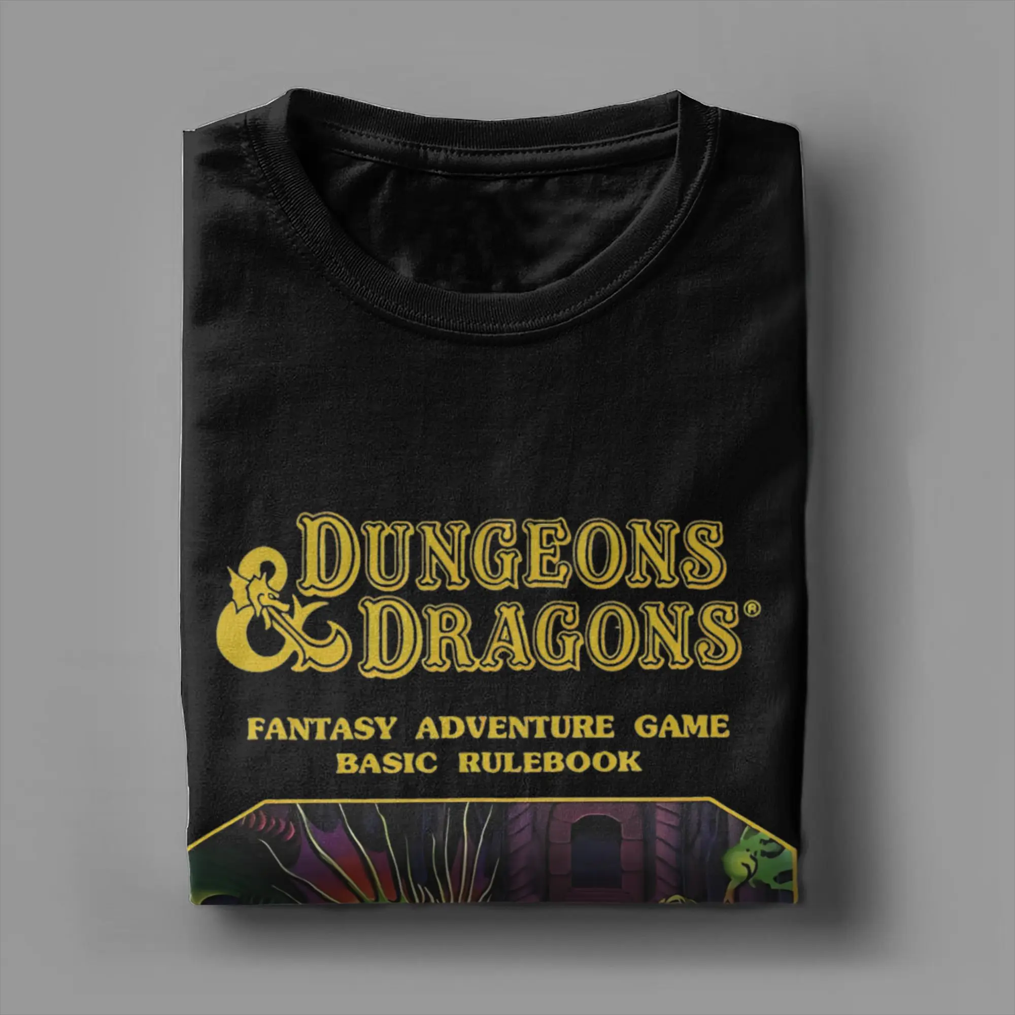 Dungeonsed Merch D&D Gaming Unisex T Shirt 100% Dragons Cotton Tee Printed  T-shirt Clothing