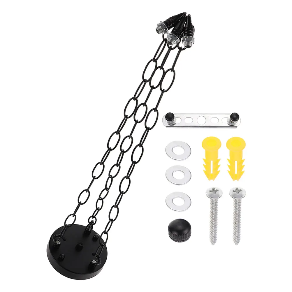

Ceiling Light Canopy Plate Iron Chain Pendant Parts Chandelier Accessories Vintage Lampshade DIY Pendant Lights Home Decor