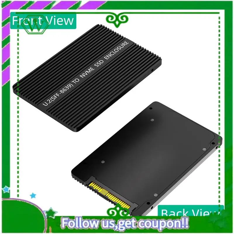 

Reliable-M.2(NGFF) Nvme SSD To U.2 (SFF-8639) 2.5 Inch SSD Adapter With Thermal Pad , Convert M.2 Nvme SSD To U.2 Not For SATA D