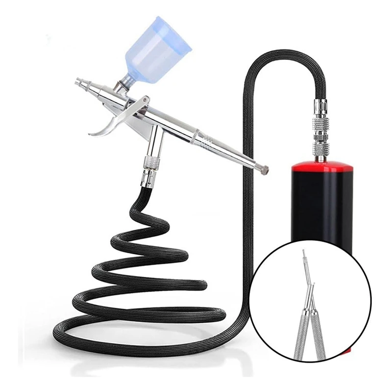 DTA5 2 Set Air Brush Tools, Needle Packing for Nut Valve Screw Replacement Repair Tool Airbrush Maintenance Tools