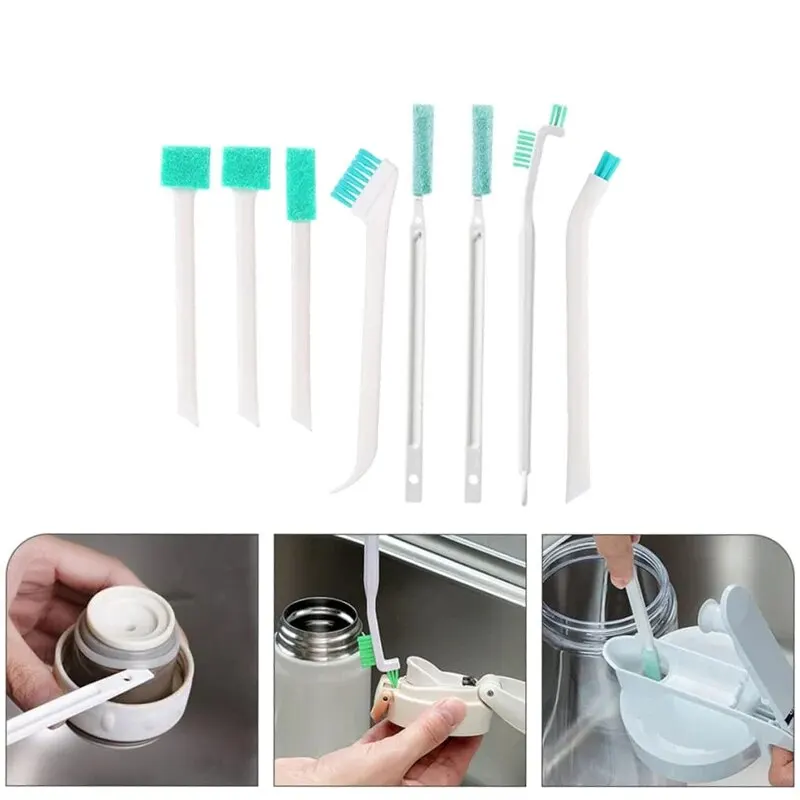 5/9 PCS Set Household Cleaning  Brush Set For Bottle Window Crevice Clean