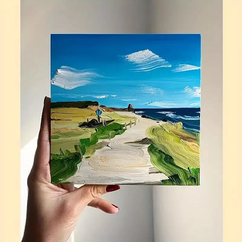 مجموعة طلاء أكريليك - مجموعة صبغات فنية احترافية متعددة الأغراض للفنانين والطلاب والحرف اليدوية، هدية مثالية لعيد الميلاد والعام الجديد