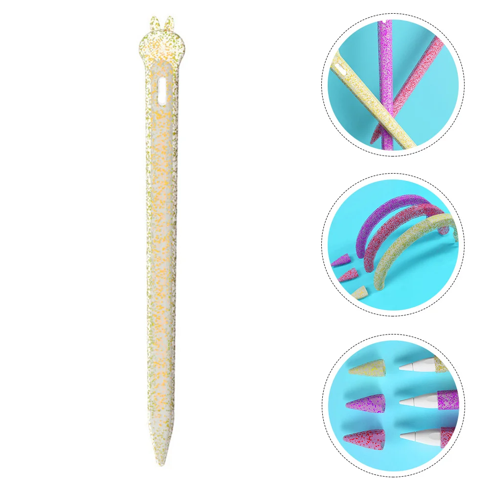 

1Pcs Stylus Pen Holder Comfortable Hand Feeling Nib Protector Anti Shock Drop Cute Rabbit Design Pencil 2