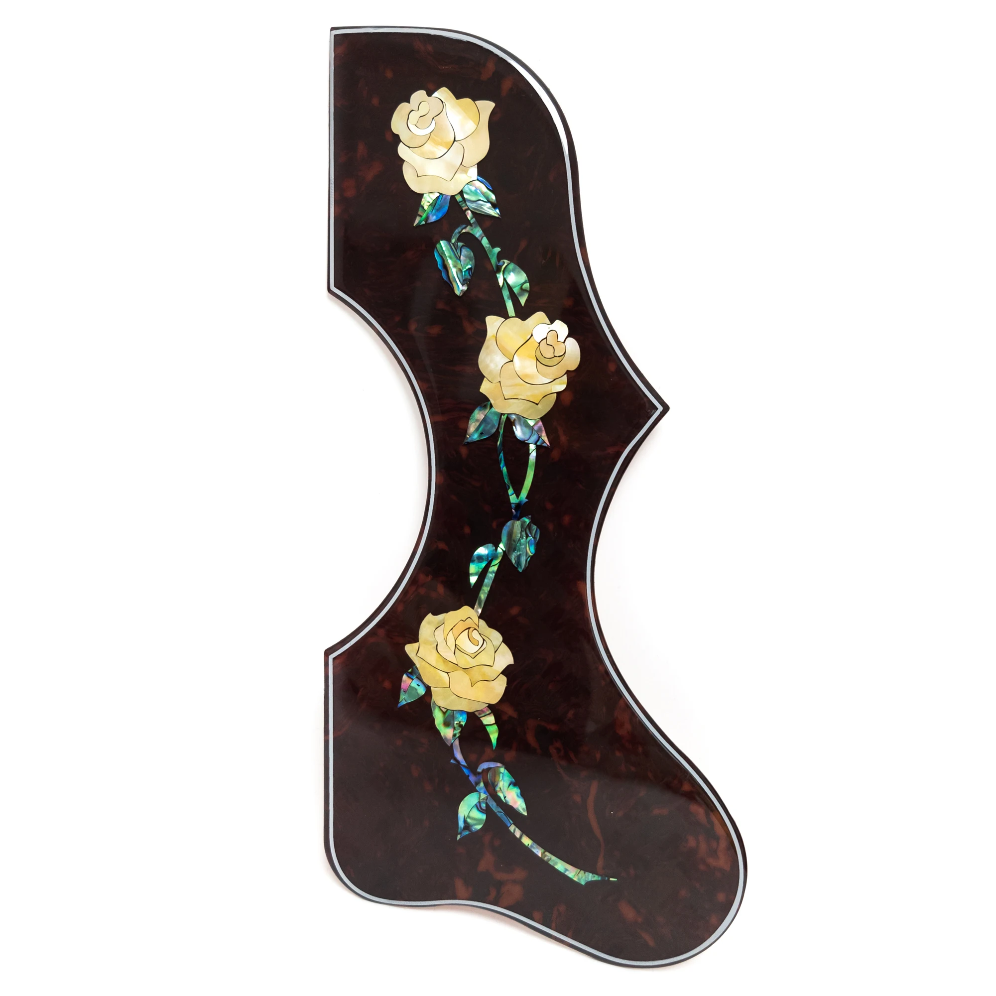 

J200 SJ200 Guitar Pickguard – Self-Adhesive Acoustic Guitar Plate with Elegant Abalone Inlay for 41-42 Inch Guitar Accessoires