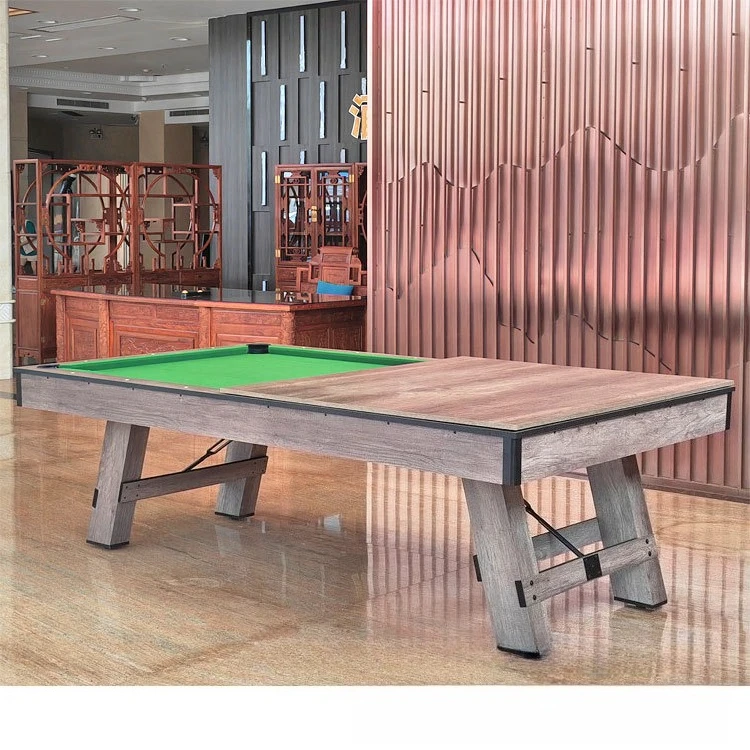 

Billiard table indoor American black eight standard multifunctional table table table tennis ball and table tennis in one.