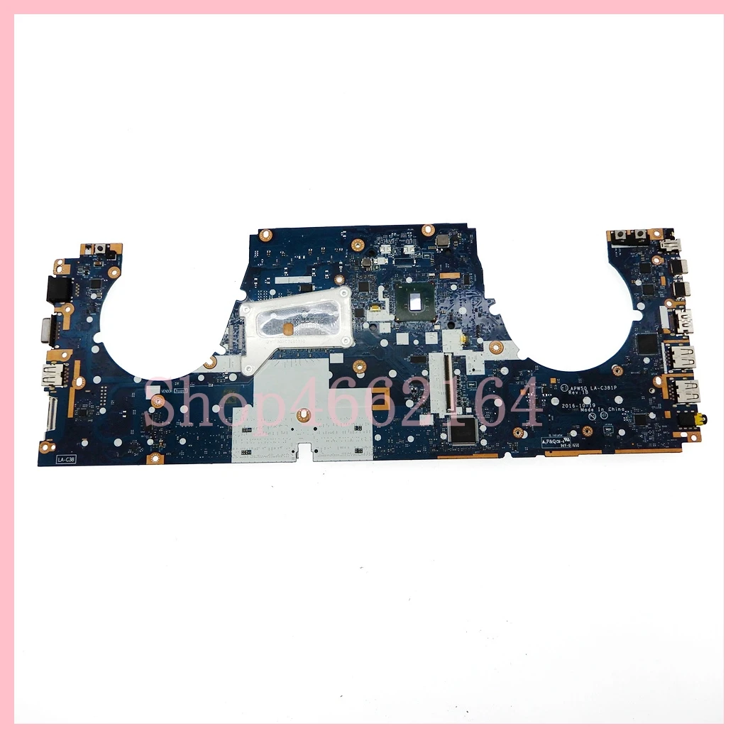 Imagem -02 - Placa-mãe Portátil para hp Cpu Notebook Mainboard La-c381p I76820hq 15-g3 15 g3