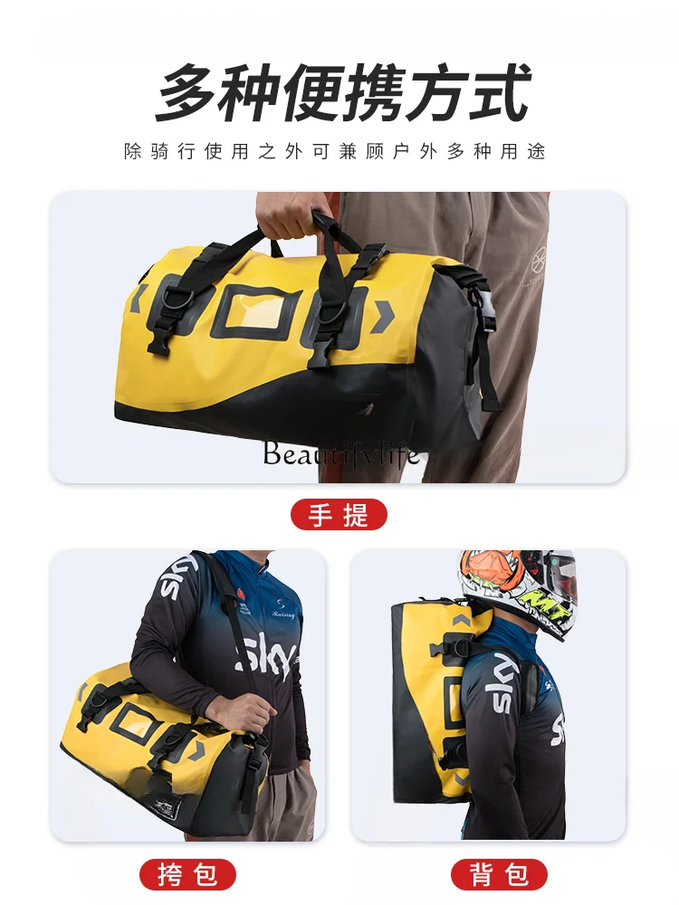 Motorcycle Luggage Water-Proof Bag Riding Equipment Bag Locomotive Rear Seat Carry Bag