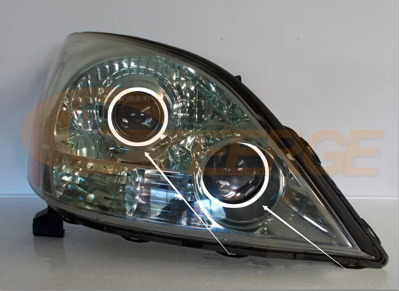 Do Lexus GX 470 GX470 J120 2003 2004 2005 2006 2007 2008 2009 Ultra Bright CCFL Angel Eyes Halo Rings Kit Akcesoria samochodowe