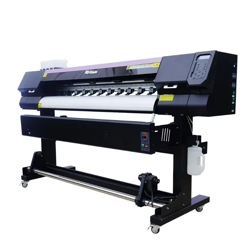 Single Head Eco Solvent Printer Signboard Inkjet Printer Wallpaper Canvas Printing Machine Photo Plotter 1.3m 1.6m 1.8m