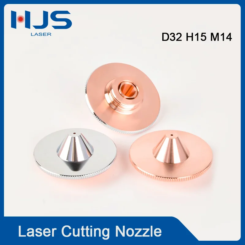 D32 Type C Fiber Laser Cutting Nozzles Single & Double Layer Caliber 1.0-5.0mm Consumable Raytools Laser Cutting Machine