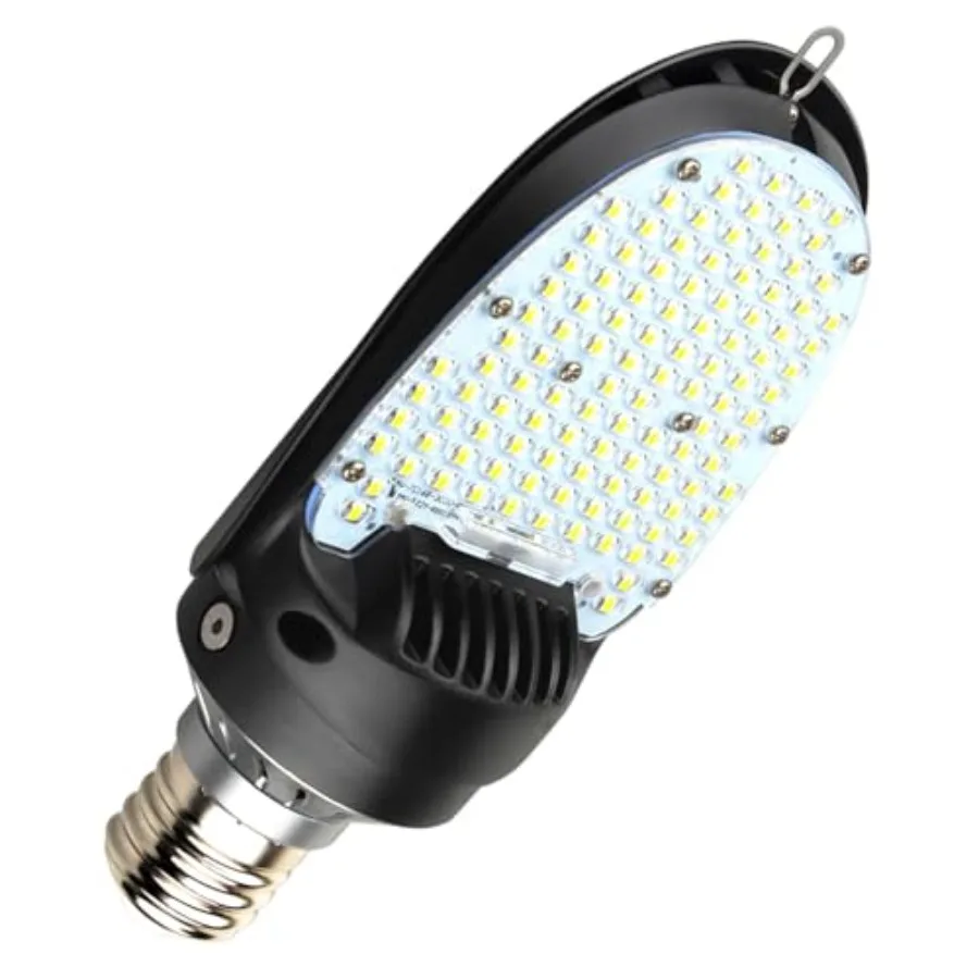 

LED Shoebox Retrofit Kits 75W/95W/115W Power Selectable Shoebox Light Bulb Rotatable Outdoor Street Lighting 5000K E39 Mogul Se