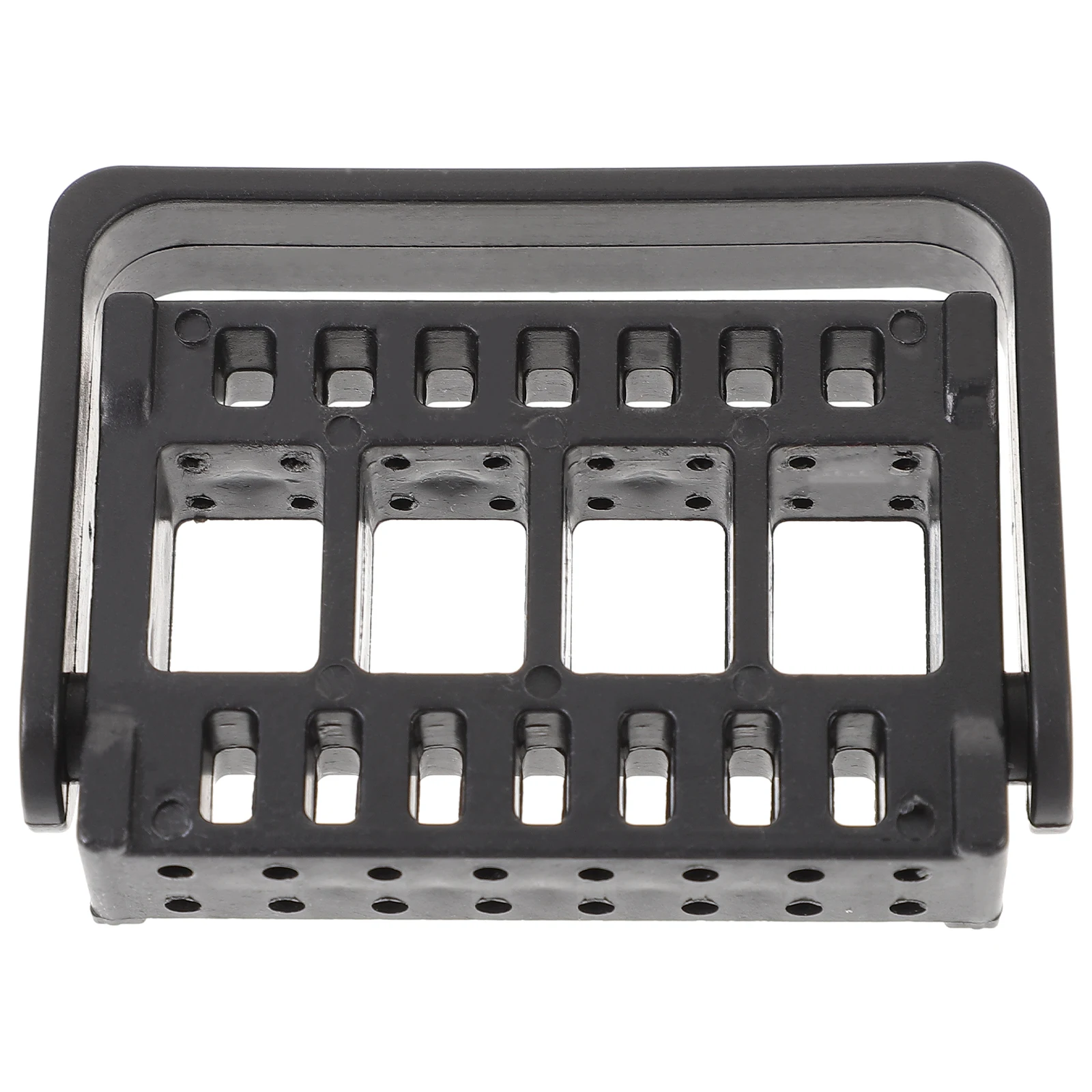 Boîte à outils de meulage des ongles, conception à 16 trous, organisateur pratique et Durable pour outils de manucure, boîte à outils de meulage des ongles rose