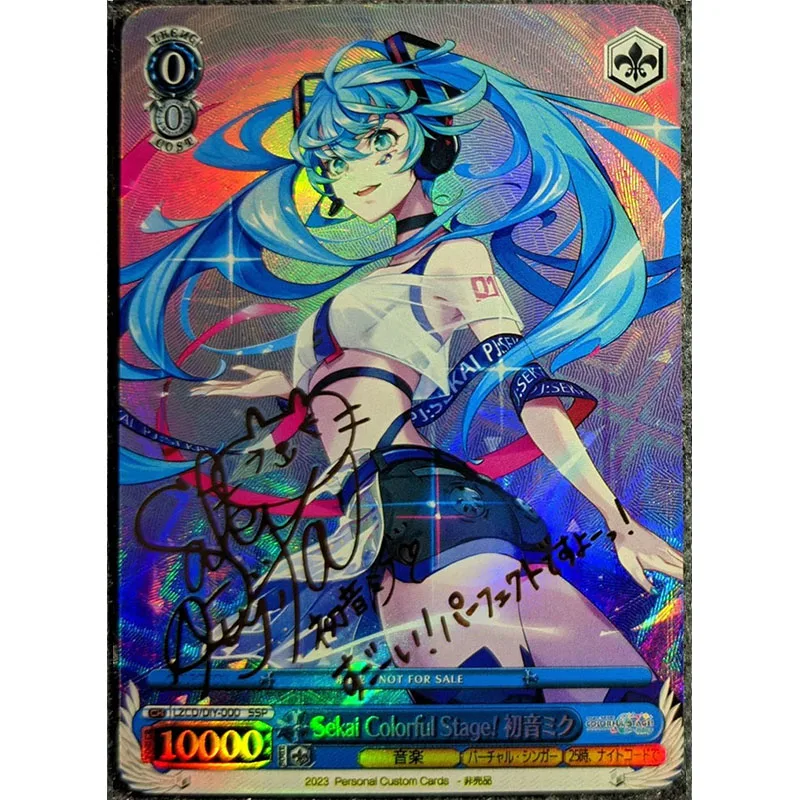 Anime Weiss Schwarz DIY ACG Collectible Cards Christmas Birthday Gifts Hatsune Miku Sakura Lillie Matou Boys Play Toys