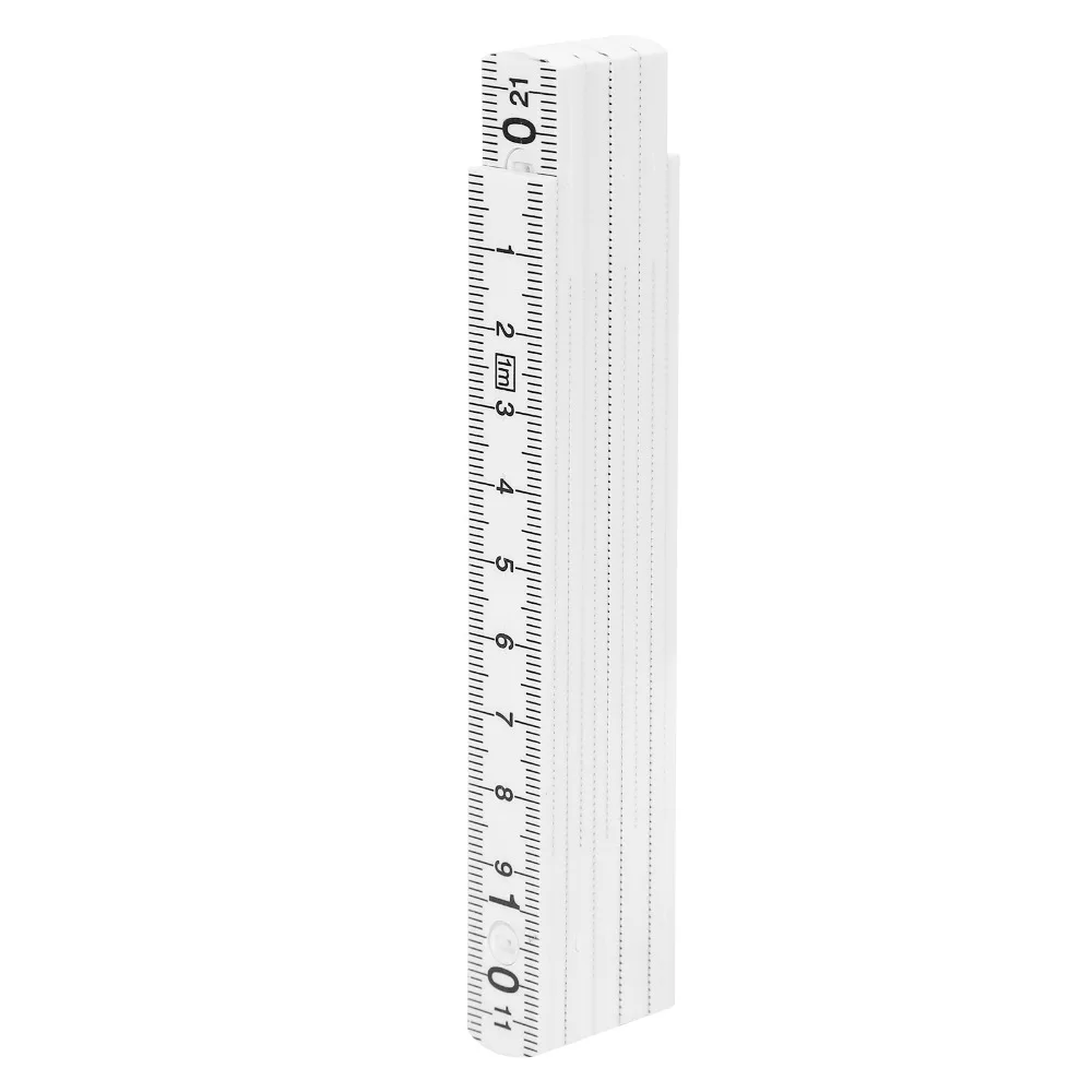 3PCS Plastic Folding Ruler 10 Fold Multi Angle Linear Measurement Tools Lightweigh Clear Scale Metric Measuring Tool Carpentry