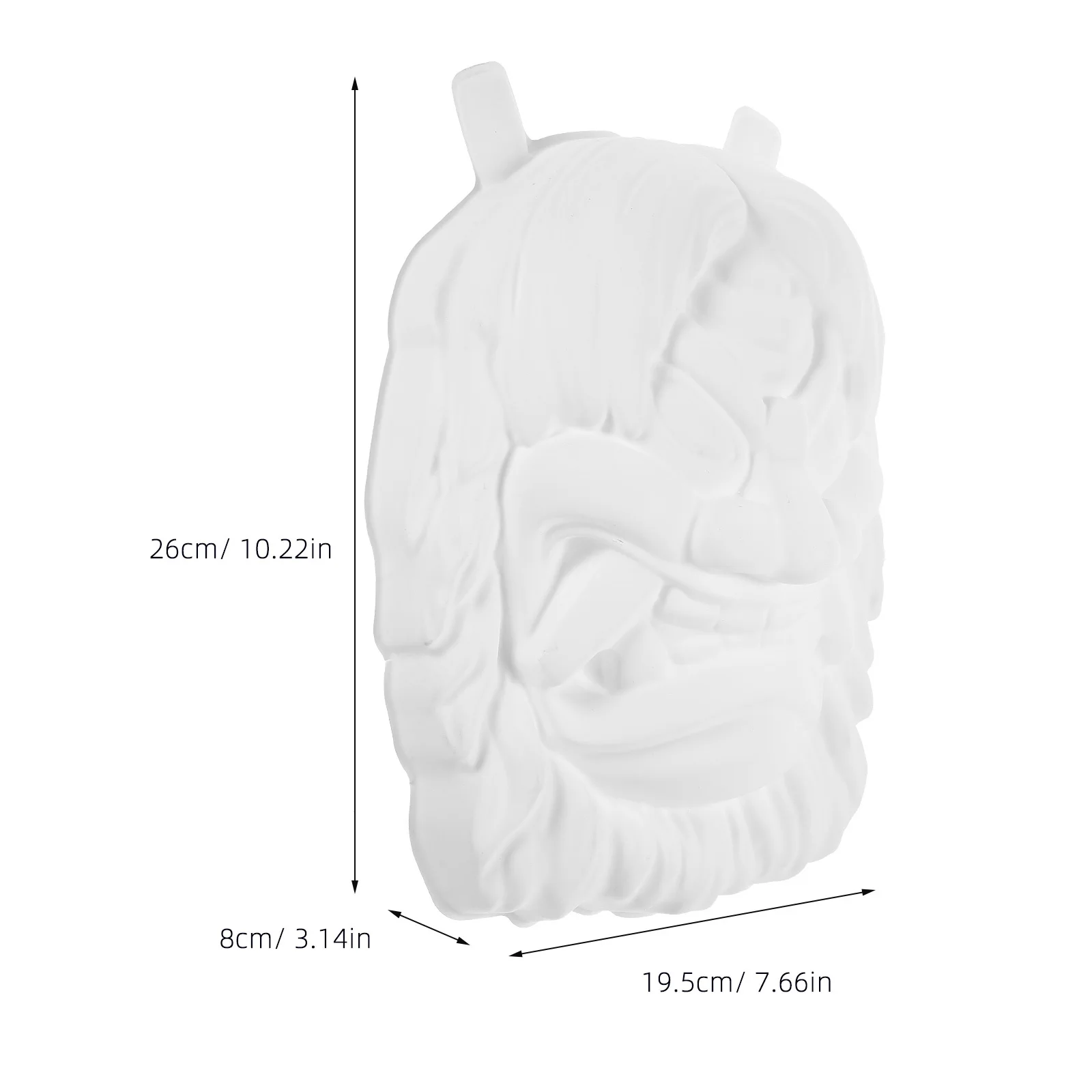 2 stuks ongeverfd DIY blanco PVC-maskers voor Halloween Party Masquerade Decor DIY blanco masker ongeverfd masker