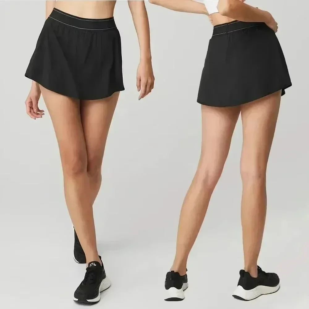 

Модная спортивная юбка для йоги Goddess, женская короткая юбка для бейсбола и гольфа, удобная юбка со встроенным карманом для бега, фитнеса, йоги