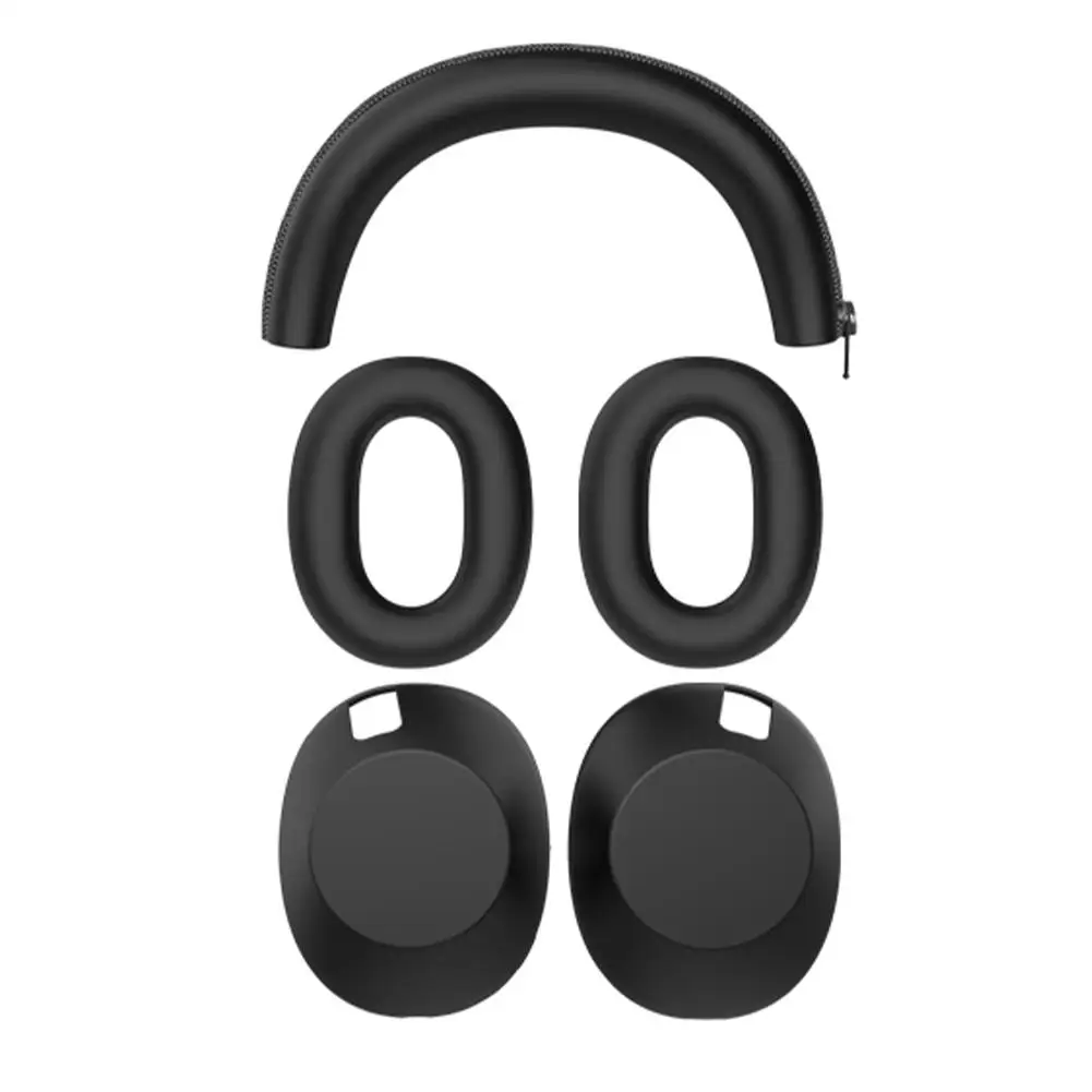 for Sony WH-1000xm6 Silicone Protective Case Headphone Cover Set Comfortable Long Wear Scratch Bump Liquid Splash Proof Durable