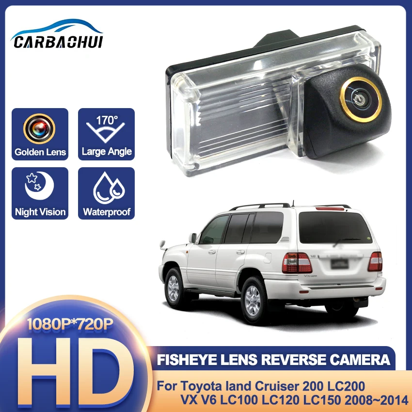 

Rear View Camera For Toyota Land Cruiser 200 LC200 VX V6 LC100 LC120 LC150 2008 2009 2010 2011 2012 2013 2014 CCD Golden Lens