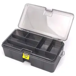 Scatola piccola portatile scatola portaoggetti multiuso scatola portautensili Organizer scatola a doppio strato scatole assortimento scatole piccole parti scatola