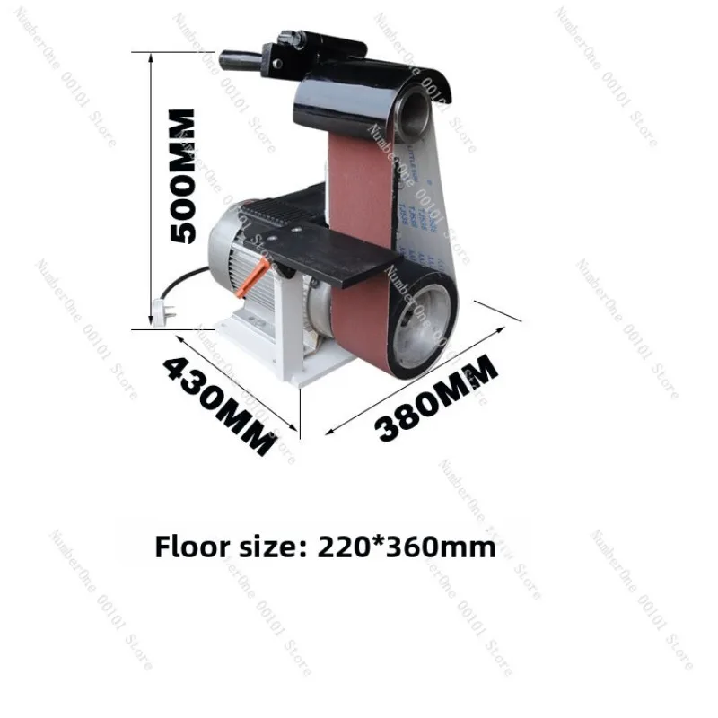915 Vertical Wide Belt Sander Industrial Metal Grinding Polishing Wire Drawing Machine for Stainless Steel Surface Sanding
