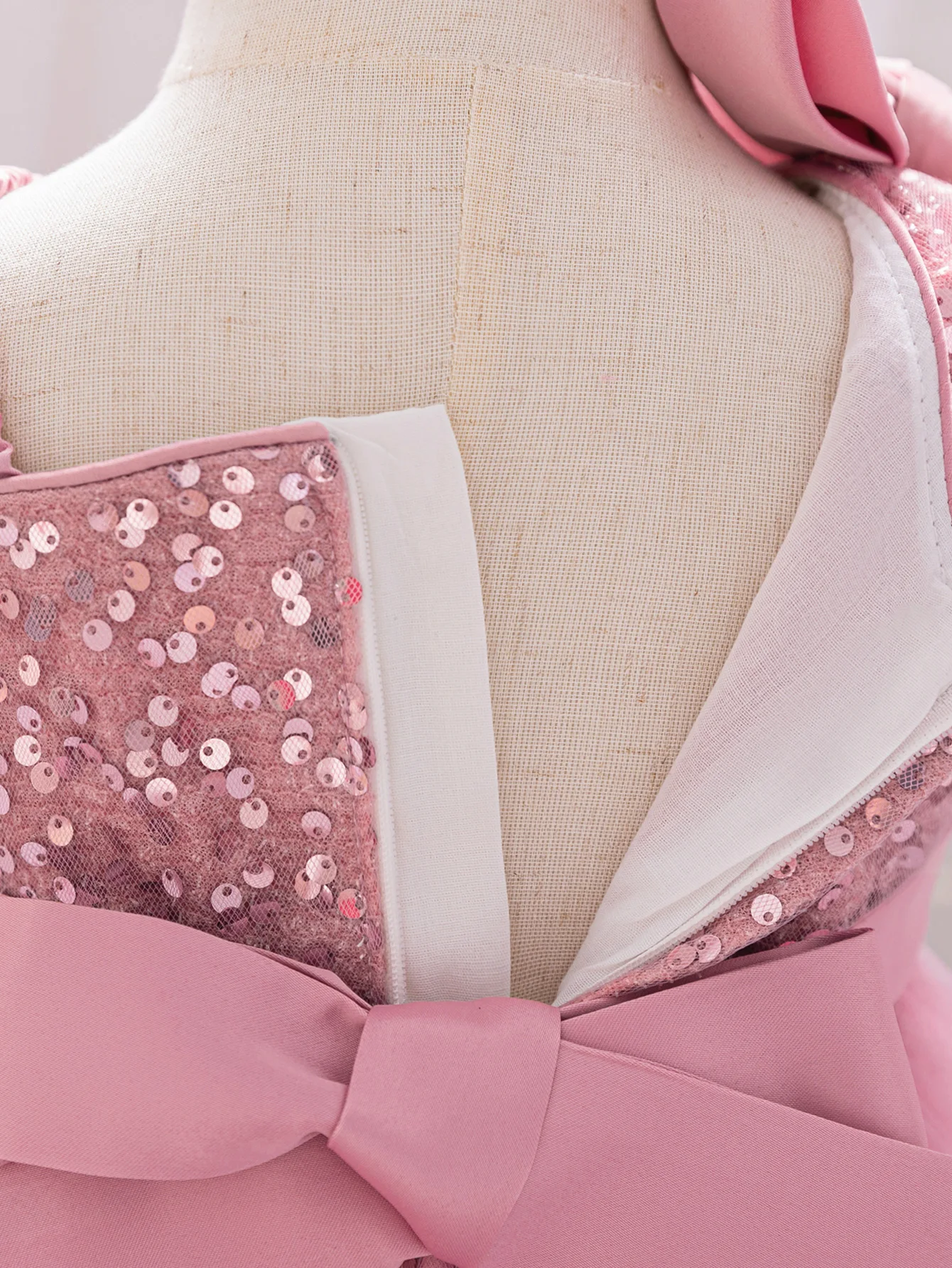 Kleinkind Halloween-Party Mädchenkleid Karneval Weihnachtskostüme Pailletten 1. Geburtstag Hochzeit Brautjungfer Prinzessin Baby Mädchenkleid – Detail 17