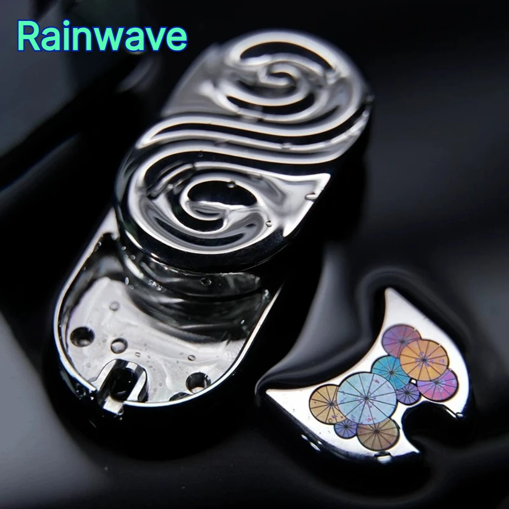 SEKI EDC Rainwave Dingding Mechanical Metal Rail Fingertip Rotating Card Push Stress Toy