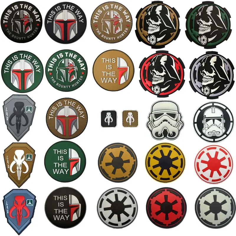 

PVC waterproof morale badge, Star Wars armband, Imperial soldier badge, patch, Diy hat clothing decoration hook and loop patch