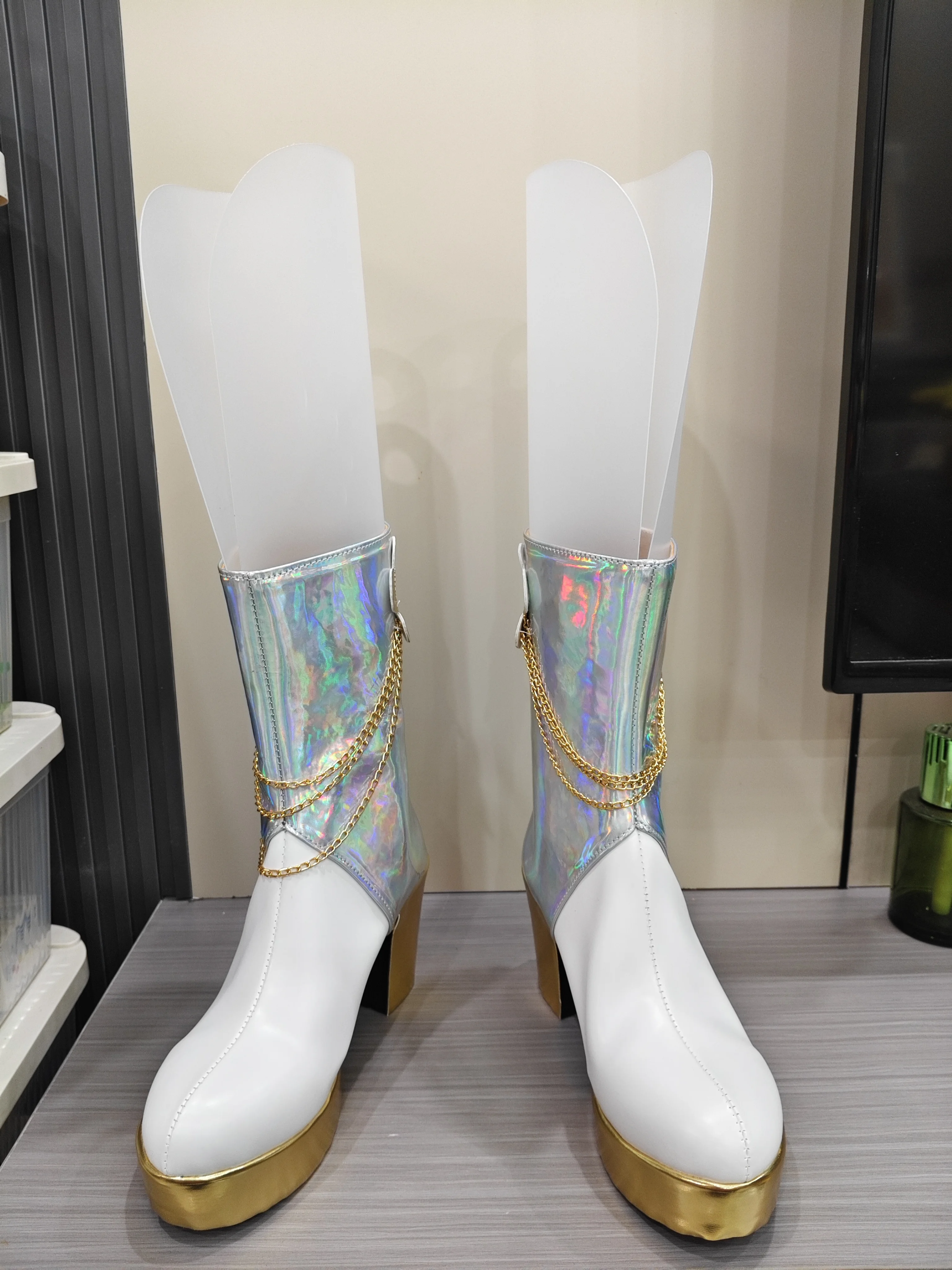 Mira Cosplay Shoes Boots Game Anime Party Halloween RainbowCos0 W5078