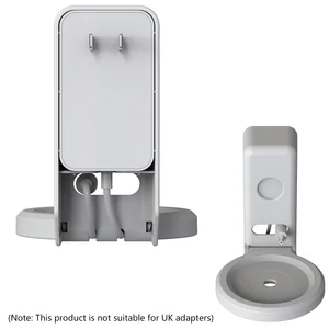 Wall mounting support for echo dot 4a generation / echo dot 5a generation with cable storage, pc material rigid case matte speaker holder 6 Main Base Sales to Alexa - №1
