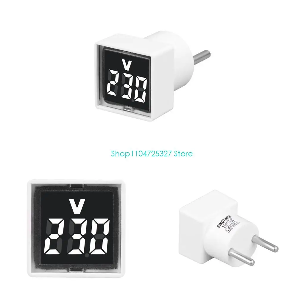 

D8KF Electric voltages Meter Digital Square Display AC220V/230V Digital voltages Tester