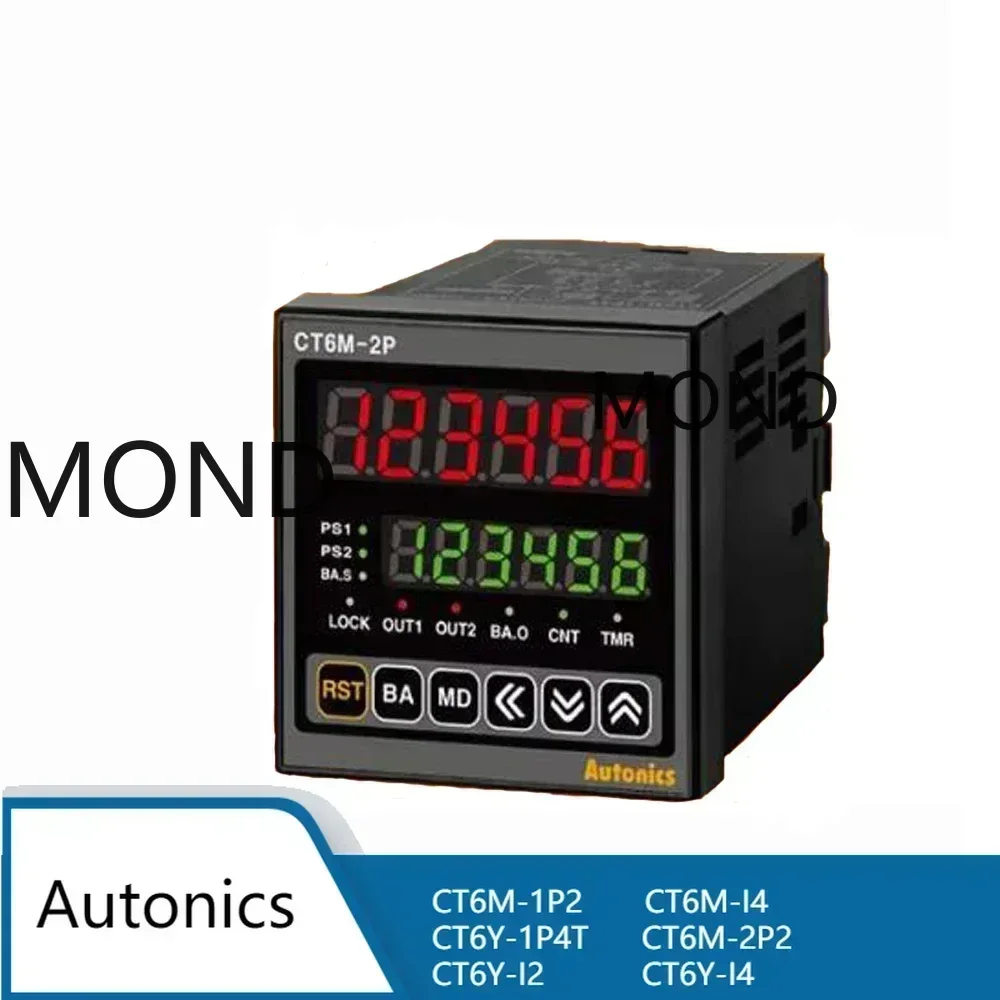

CT6M CT6M-1P2 CT6M-I4 CT6M-2P2 CT6M-2P4T CT6M-1P2T CT6M-1P4 CT6M-1P4T AUTONICS Temperature Controller Digital Intelligent Meter