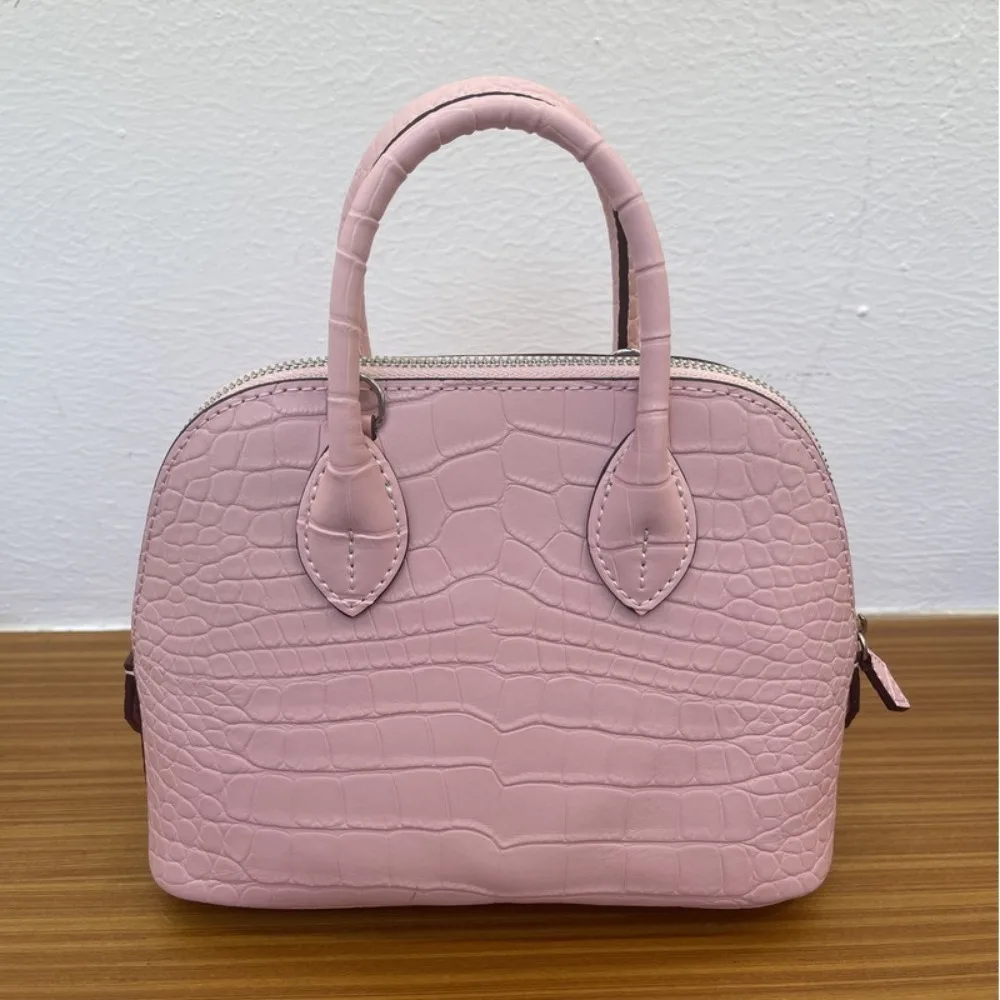2026-new-leather-women's-bag-crocodile-pattern-leather-mini-bag-texture-unique-fashion-simple-shoulder-handbag-casual-versatile