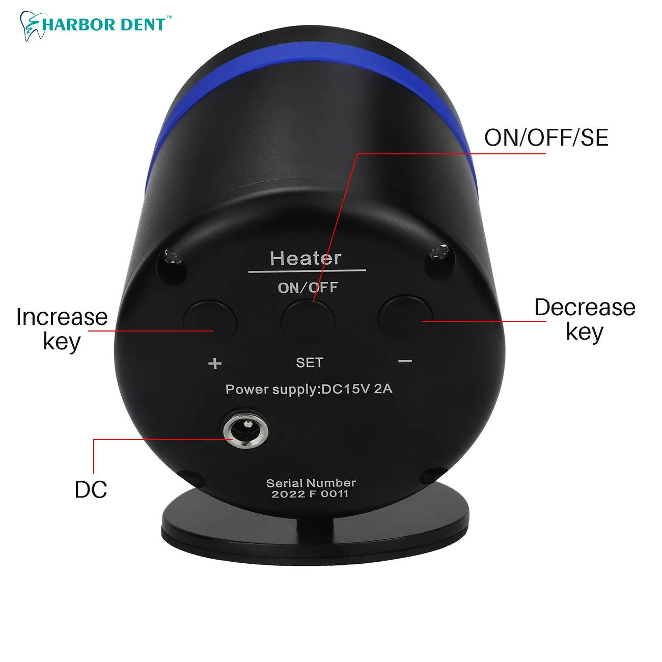 Calentador de resina Dental AR, equipo de Material de odontología compuesto con pantalla de visualización