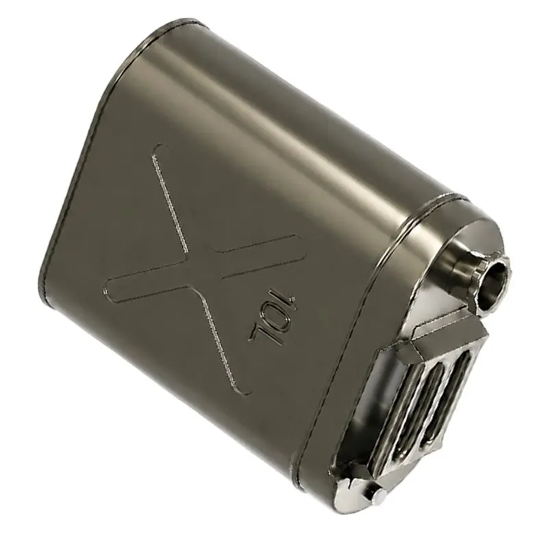 A11M-Oil Guide Tube Equipped Portable 10L Oil Tank Water Tank For Outdoor RV Camping