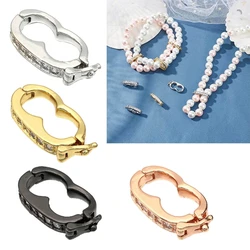 Necklace Shortener Clasp Pearl Enhancer Click Clasp Jewelry Making Supplies Jewelry Buckles Charm Beads Necklace Connector