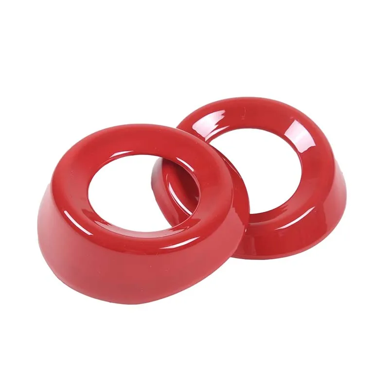 For 15-22 Honda Pilot ABS red car A-pillar horn decorative ring car interior accessories