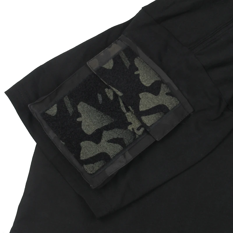 Black MCBK Summer Cotton Camo Tactical Short-sleeved T-shirt