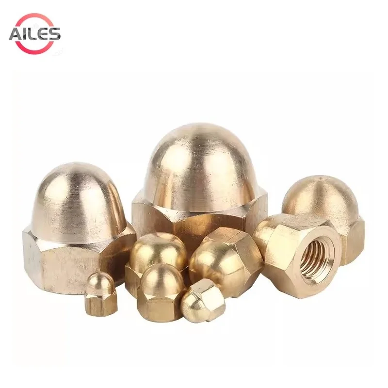 

Copper Cap Acorn Nuts M3 M4 M5 M6 M8 M10 M12 M16 M20 Acorn Dome Cover Semicircle Nut