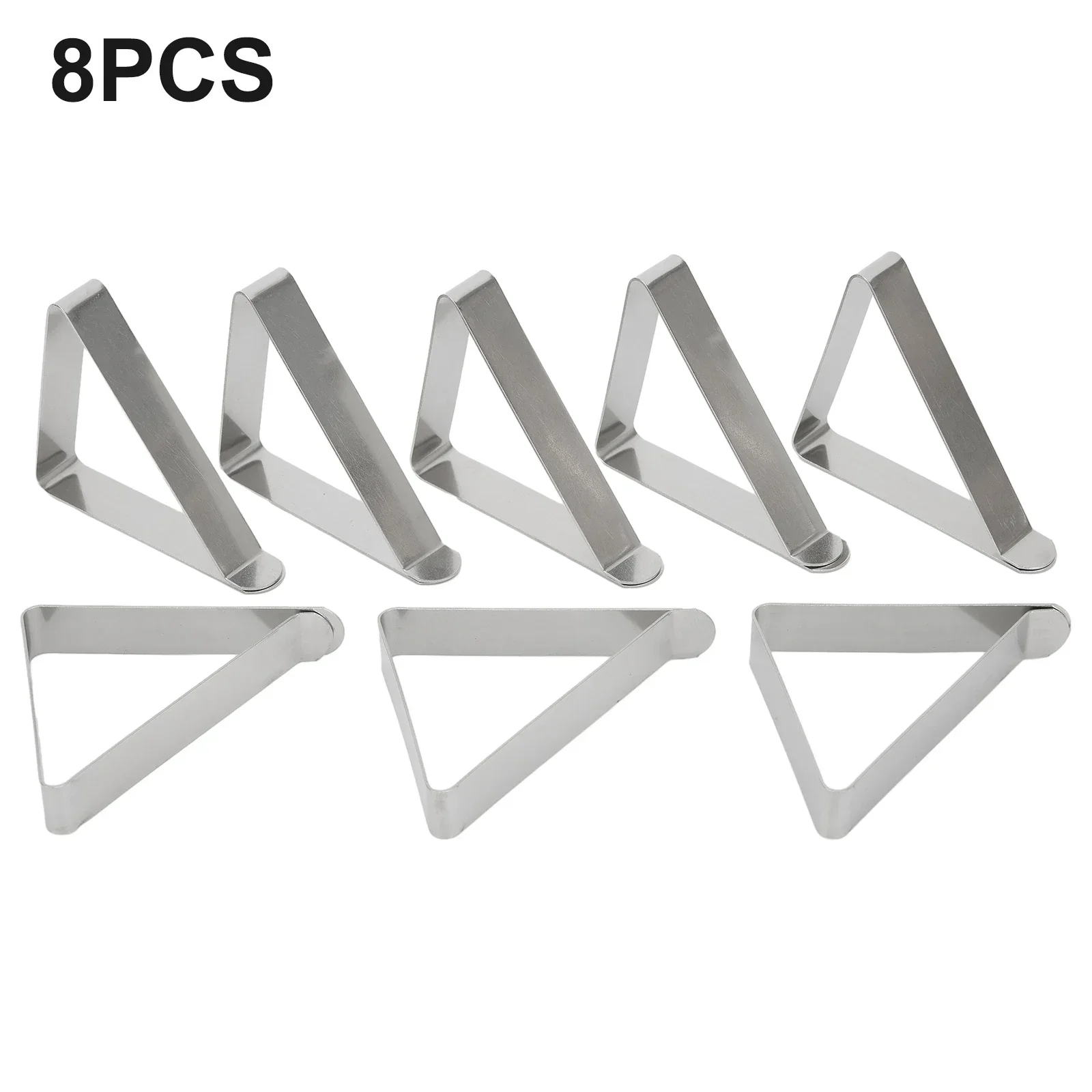 8Pcs Stainless Steel Table Cloth Clip Wedding Picnic Table Cover Clip Holder Tablecloth Stable Clips For Home Fixed Clip