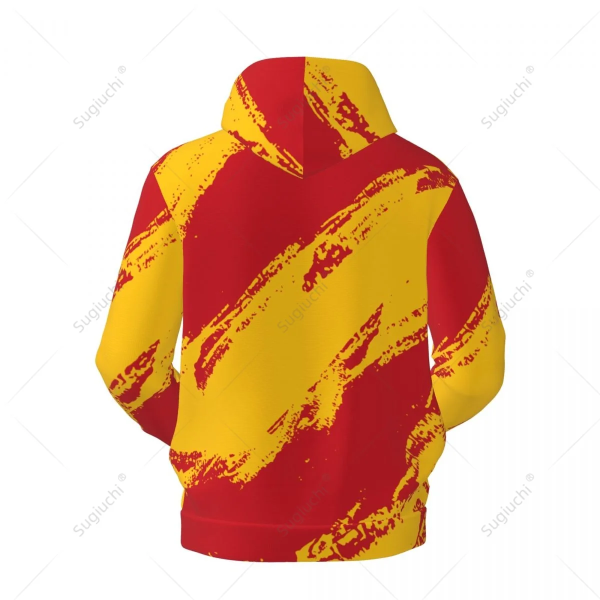 Unisex Spain Flag Color Hoodie 3D Men Women Harajuku Sweatshirt Pullover Hoodies Polyester Casual